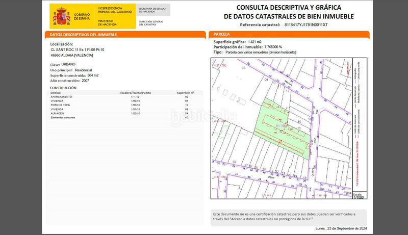Foto 15bc6bba-6374-4215-9922-c08c64f156fc. Casa bifamiliare in carrer sant roc 11 in Aldaia