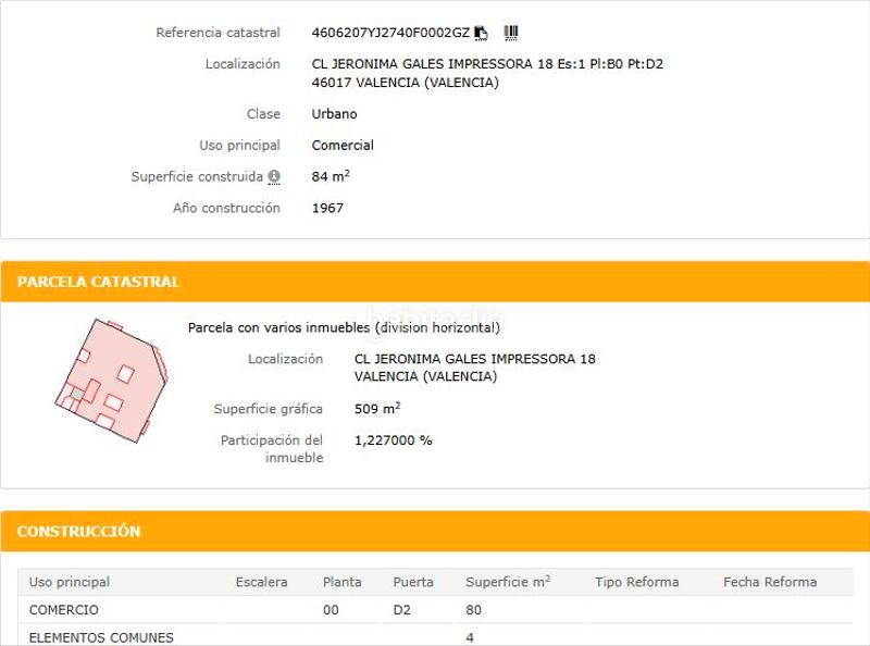Foto 8ffdd761-44e0-4a04-b670-a095f56ce73f. Local comercial en carrer de jerónima galés 18 en Valencia