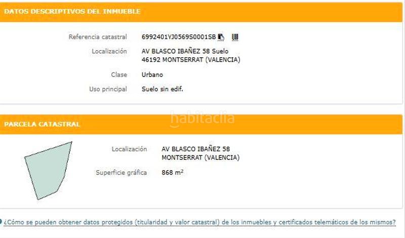 Foto 5f92243c-dcdf-43ef-ad93-ec544500398a. Wohngrundstück in avinguda blasco ibáñez 58 in Monserrat