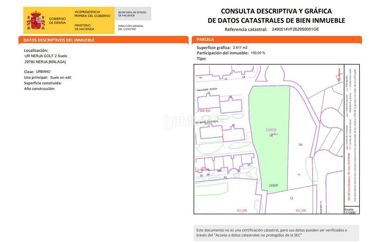Foto 7187e33a-f0d2-4709-8aab-ad0bba5d1049. Terreny residencial a calle saturno 2 a Almijara Nerja