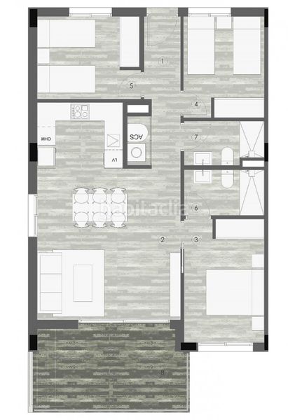 Foto e37b9762-04c8-464c-92b4-41d4e00f0b1a. Apartament amb aparcament piscina a Gran Vista-Olivo de Oro Santa Pola