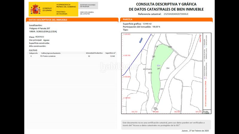 Foto 2e170c74-5ad1-45d1-a952-5a8b8f373226. Fondo rustico in Soriguera
