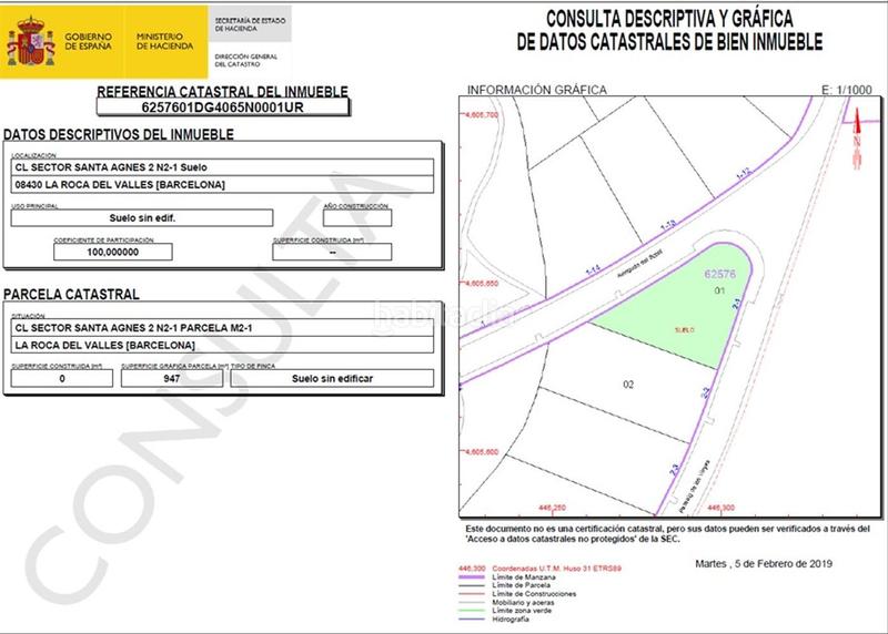 Foto c3c0c598-1a4a-4453-b69c-1e8c711a4e2b. Terreno residencial en carrer d'antonio machado 8 ultima parcel·la en venda a sta. agnes en Roca del Vallès (La)