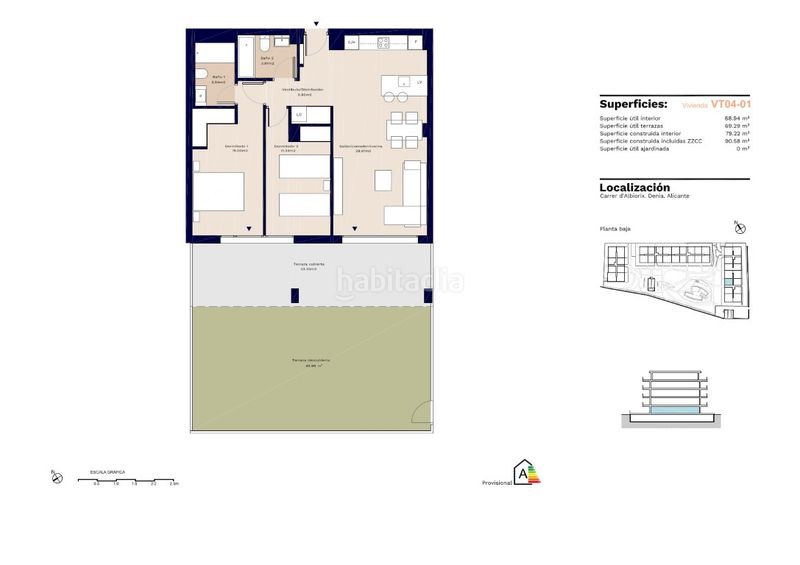 Foto d40ad84e-a697-4e8f-a719-b9e9d9532d5c. Apartament amb calefacció aparcament piscina a Centro Urbano Dénia