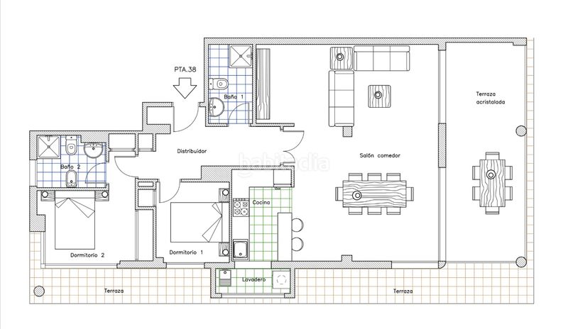 Foto 93c25dc5-4482-4e92-893d-2ecccb6be67e. Apartament amb aparcament piscina a Puerto Calp