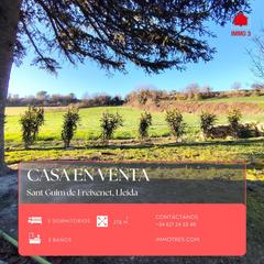 Casa a Sant Guim de Freixenet. Impresionante casa de 271m2 con 5 habitaciones