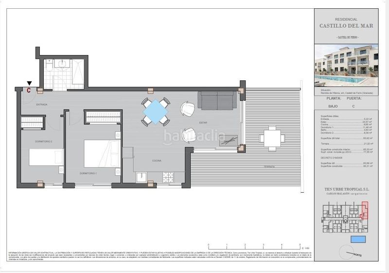 Foto 1f0b4253-e58d-45b6-9a71-380709f59804. Pis amb piscina a Castell de Ferro