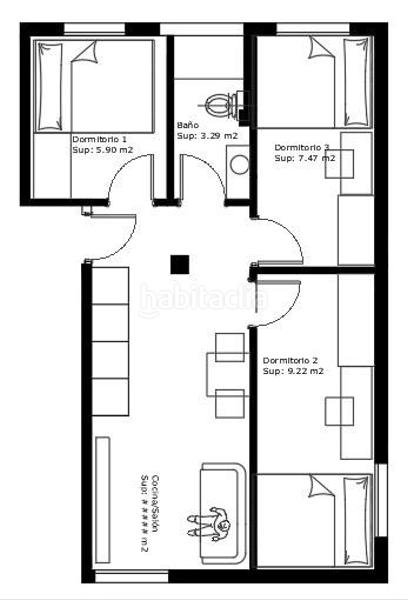 Foto 93b2dcde-9ebd-4434-9f17-028033b95df0. Rez-de-chaussée avec chauffage dans Las Águilas Madrid