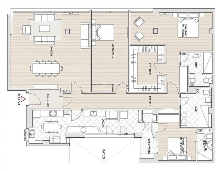 Foto b898279f-9a0d-47fb-b940-7d6f479e751f. Piso en Palomas Madrid