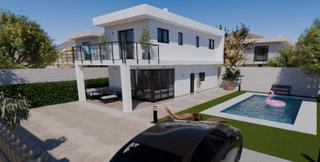 Chalet  Carrer de xipre. Mondrian c es una villa independiente de dos plantas, construida