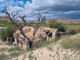 Masia a Abarán. Casa rustica en finca para reformar abaran blanca