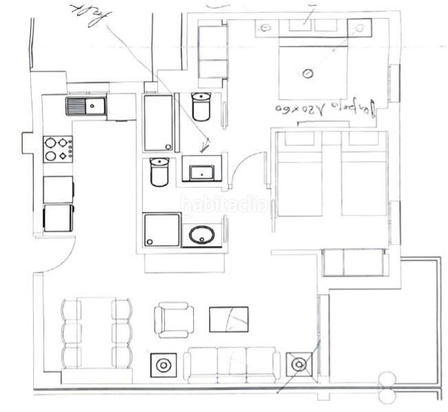 Foto abc763c8-cddb-45cd-a640-c21c8f71f451. Apartamento  en venta en carrefour, 2 dormitorios. en Rota