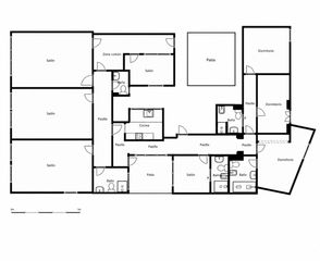 Pis  Reyes catolicos. Dos pisos unidos de 211 m2 con 8 habitaciones y 5 baños.