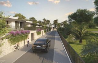 Casa  Aigualera. Chalet independiente con vistas al campo de golf y al mar en bon