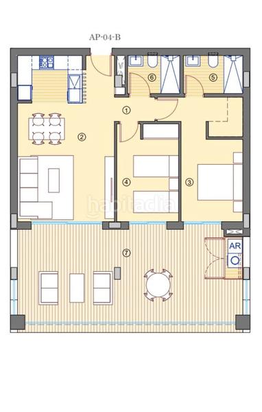 Foto a3ad6f5e-c74d-4879-889d-428de17f61d3. Apartamento bajo con amplia terraza con vistas al mar en bonalba golf en Mutxamel