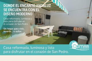 Casa en San Pedro de Alcntara Pueblo. Casa de pueblo renovada en pleno corazn de san pedro alcntara