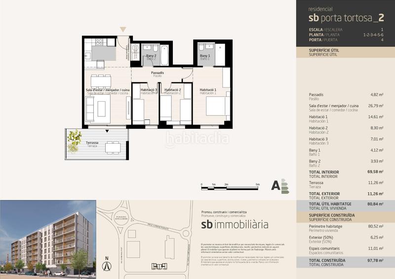 Foto 1d6df566-e0fa-4748-bf58-731444bcf8c9. Piso en avinguda de la generalitat 5p estrena piso de 3 habitaciones en Tortosa