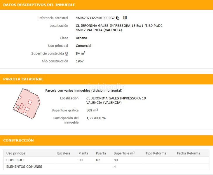 Foto e7c764b3-f1be-449f-93c4-2a87d0528921. Local commercial dans carrer de jerónima galés 18 dans Valencia