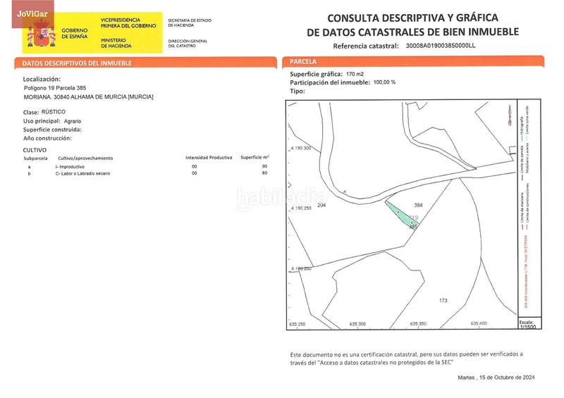 Foto 0b897b14-c162-4e8c-8887-4e1ca3fc94f8. Mas dans Alhama de Murcia ciudad Alhama de Murcia