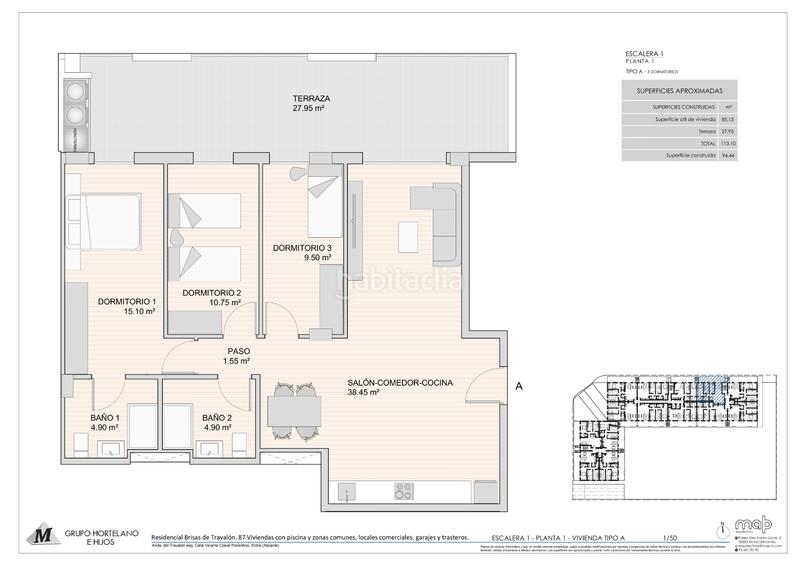 Foto f465f687-8e7a-4060-8423-670f2d4c93fa. Piso en avinguda del travalón 6 brisas de travalon en Elche / Elx