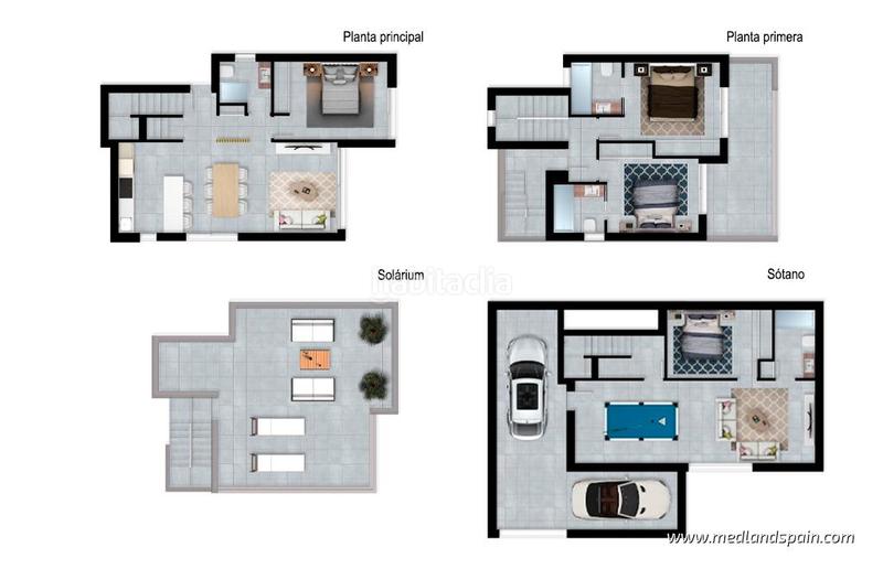 Foto 0e491fde-259f-4466-a8b7-5508f27cb1b4. Chalet moderno chalet con sótano, solárium, piscina privada y vistas al mar en la nucia en Nucia (la)