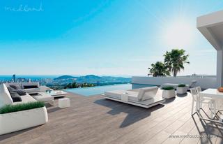 Chalet à Balcón de Finestrat-Terra Marina. Elegante chalet con piscina privada y vistas al mar en finestrat