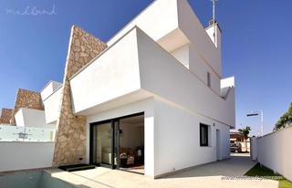 Reihenhaus in Santiago de La Ribera. Chalet adosado con 3 dormitorios y piscina privada en san javier