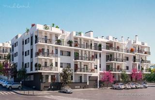 Appartement à Huerta Nueva. Apartamento con terraza a 500 metros de la playa en estepona