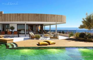 Appartement à El Higuerón. Áticos de 3 dormitorios con vistas al mar y piscina privada en f