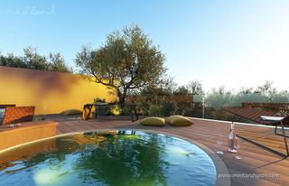 Appartement à El Higuerón. Apartamentos en planta baja de 3 dormitorios con piscina privada