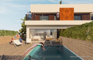 Xalet a Pilar de la Horadada Ciudad. Chalets pareados con piscina privada en pilar de la horadada