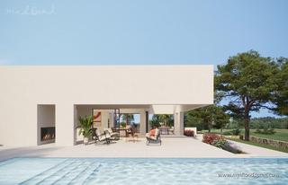 Chalet à Lomas de Campoamor - Las Ramblas. Villa de lujo de una planta con sótano en las colinas golf