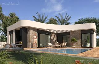 Chalet à Montesinos (Los). Chalet en una planta con 3 dormitorios, solárium y piscina priva