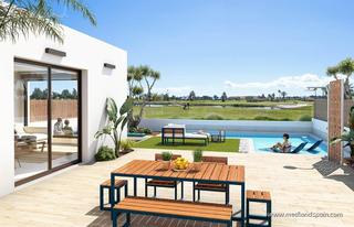 Xalet a Las Lomas de Rame-Bahía Bella. Modernas villas en primera línea de golf con 3 dormitorios y pis