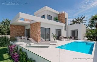 Chalet à San Fulgencio. Modernos chalets independientes con 4 dormitorios y piscina priv