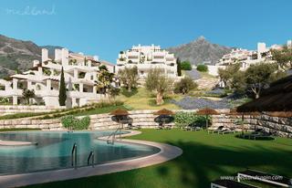 Apartament a Los Naranjos. Apartamentos con amplia terraza y vistas al mar en nueva andaluc