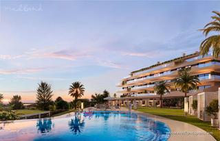 Apartament a El Faro de Calaburra - Chaparral. Apartamento en planta baja con vistas al mar en mijas costa