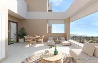 Apartament a Mar Menor golf. Áticos de 3 dormitorios y solárium privado en santa rosalia lake