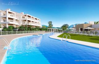 Apartament a El Paraíso. Apartamento con gran terraza y vistas panorámicas al mar en bena
