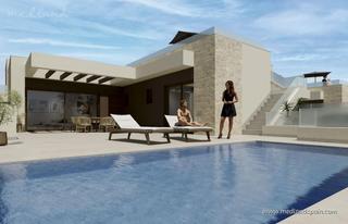 Xalet a Rojales. Moderno chalet en una planta con 3 dormitorios y piscina privada