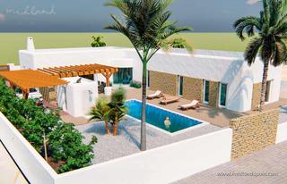 Chalet en Pueblo-Ubanizaciones. Exclusiva villa en una planta con 4 dormitorios y piscina privad