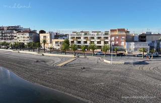 Apartament a Los Cuarteros. Apartamento en primera línea de playa con vistas al mar en san p
