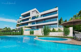 Apartamento en Lomas de Campoamor - Las Ramblas. Ático de lujo con solárium, piscina privada y vistas al mar en l
