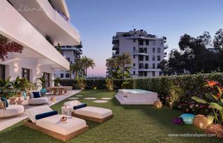 Apartament a Platja de Torres. Apartamento con jardín privado a 450 metros de la playa en villa