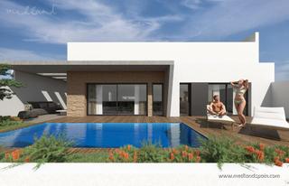 Xalet a Parque Acuático - Sector 25. Modernos chalets en una planta con piscina privada y solárium en