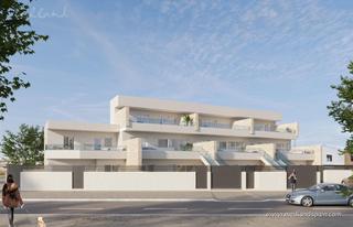 Apartament a Pilar de la Horadada Ciudad. Dúplex en planta baja con 3 dormitorios y piscina privada en pil