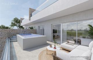 Apartament a Pilar de la Horadada Ciudad. Dúplex en planta alta con 2 dormitorios y piscina privada en pil