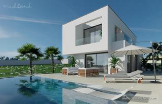 Chalet en Rojales. Exclusivas villas con 3 dormitorios, piscina privada y espectacu