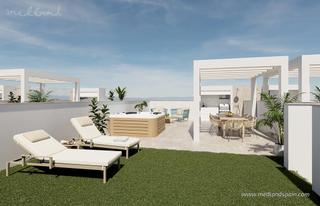 Apartament a Pilar de la Horadada Ciudad. Apartamentos en planta alta con 3 dormitorios y solárium privado