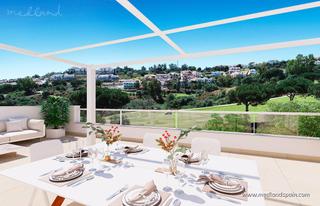 Appartement à La Cala Golf - Lagar Martell. Áticos de 3 dormitorios en primera línea de golf con amplio solá